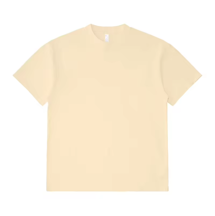 Schweres Oversize-T-Shirt (240 g/m²) mit überschnittenen Schultern und halblangen Ärmeln